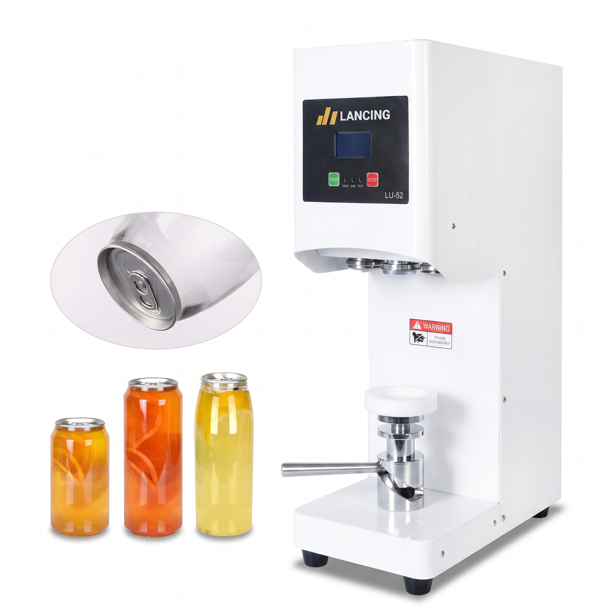 LANCING 52mm Beer Ring-pull Can Seaming Capping Machine