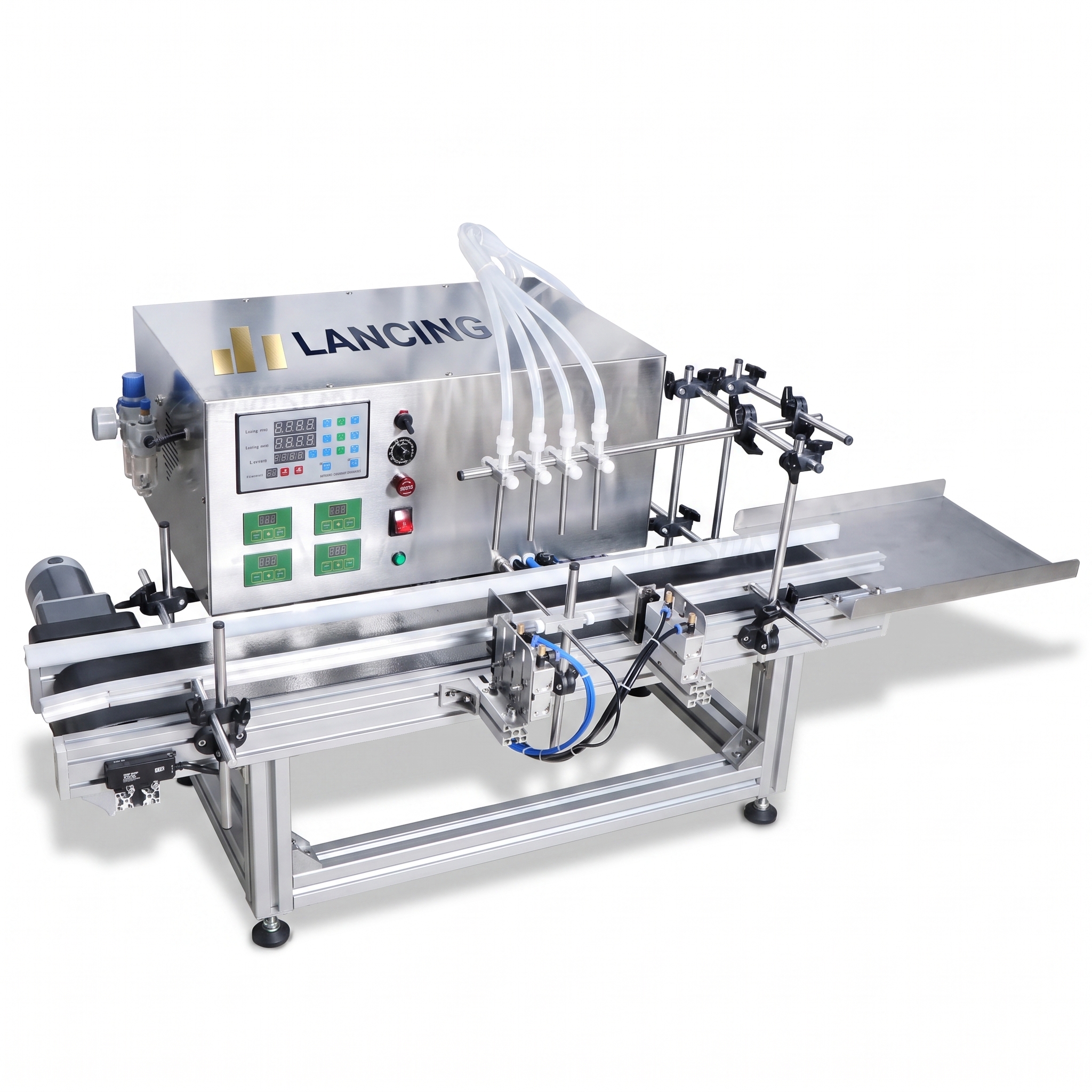 LANCING LU-DTPP4B Full Automatic Peristaltic Pump Liquid Filling Machine