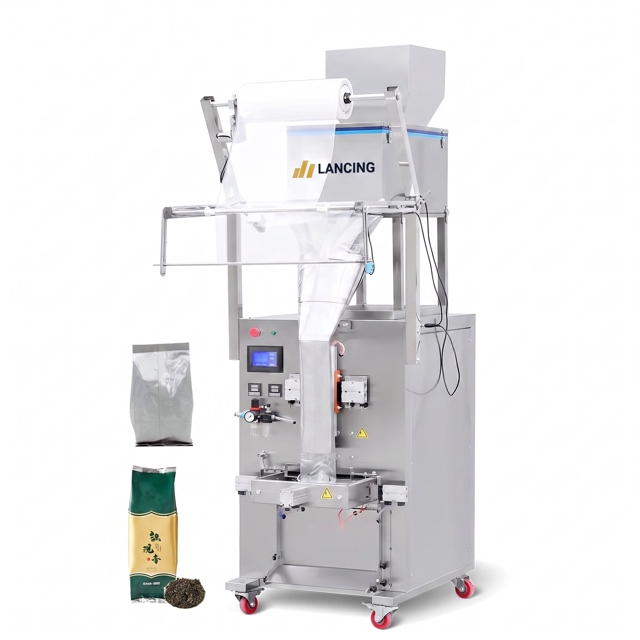 LANCING Automatic Granule Sachet Pouch Nuts Tea Form Fill and Seal Machine