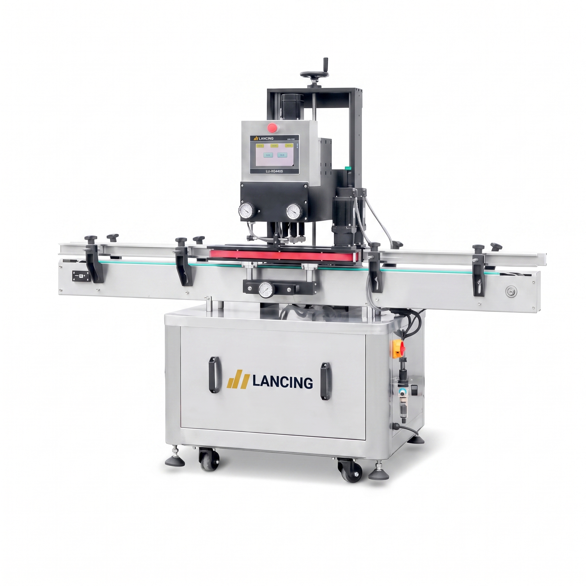 LANCING Automatic Servo Motor Pump Head Spray Bottle Cap Screwing Machine